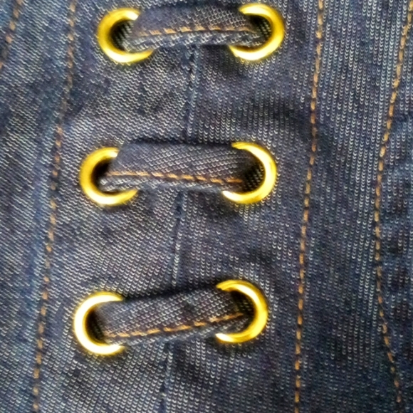 True Religion Sleeveless Denim Tunic - Picture 6 of 6